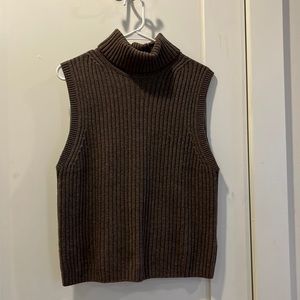 & other stories sweater vest brown